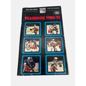 New York Rangers Yearbook 1980 1981 55th Season NHL Hockey Collectible Booklet